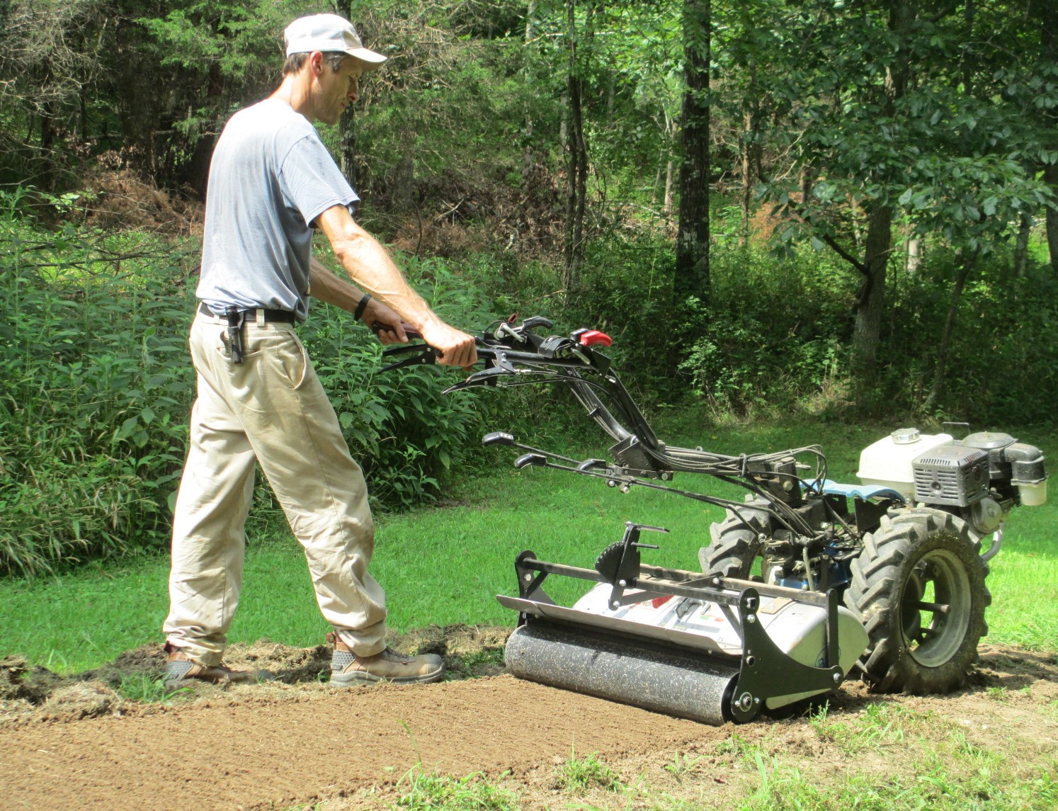 Image of Walk-behind tiller tool